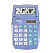 Калькулятор Perfeo PF_Е1239, карманный, 10-разр., синий