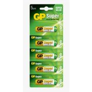 Батарейка AA, LR06 - GP Super LR06 5BL отрывные 60/600