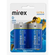 Батарейка (D) LR20 - Mirex LR20 2BL Ultra 2/12