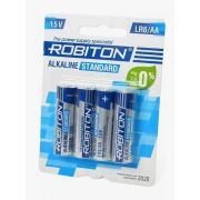 Батарейка AA, LR06 - Robiton Standart LR06 4BL 96/576