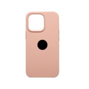 Чехол iPh 14 Pro силикон SC пудровый закрытый с лого