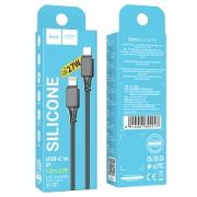 Кабель Type-C - Lightning Hoco X101, 3A/PD27W, 1м, чёрный