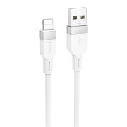 Кабель USB - Lightning Hoco X109, 2.4A, 1м, белый