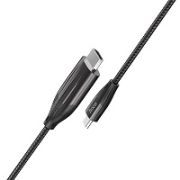 Видеокабель - Кабель HDMI (m) - Type-C (m) Hoco UA16 2м текстильный серый
