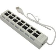Разветвитель HUB > USB Smartbuy SBHA-7207-W 7 портов USB 2.0 белый