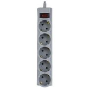 Сетевой фильтр Perfeo PowerX 5 розеток 10А 2200 W 18 м серый