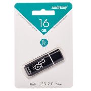 Накопитель USB 16Gb Smartbuy Glossy чёрный