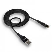 Кабель USB - Lightning Walker C775, 3.1A, 1м, магнитный, индикатор, чёрный