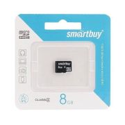Карта памяти 8GB - Smartbuy карта памяти microSDHC без адаптера сlass 4