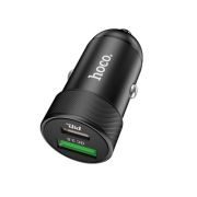 Адаптер Автомобильный - Hoco Z32B, 1USB/1USB-C/QC3.0/PD20W чёрный