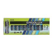 Батарейка AAA, LR03 - Ergolux LR03 12SB Alkaline Promo12/240/480