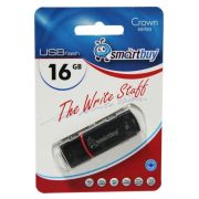 Накопитель USB 16Gb Smartbuy Crown чёрный