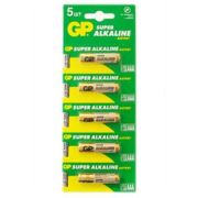 Батарейка AAA, LR03 - GP Super 5BL отрывные 5/60/600