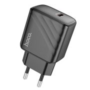 Адаптер Сетевой - Hoco CS22A, 1USB-C/PD30W чёрный