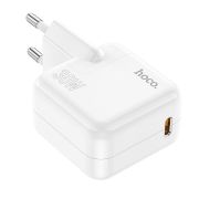 Адаптер Сетевой - Hoco C112A, 1USB-C/PD30W белый
