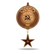 Ароматизатор подвесной - СССР коричневый комплект в упаковке
