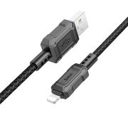 Кабель USB - Lightning Hoco X94, 2.4A, 1м, чёрный