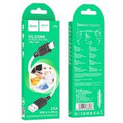 Кабель USB - MicroUSB Hoco X90, 2.4A, 1м, белый