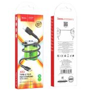 Кабель Type-C - Lightning Hoco X83, 3А/PD20W, 1м, чёрный