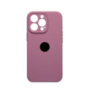 Чехол iPh 13 Pro силикон SC сиреневый с защитой камеры с лого