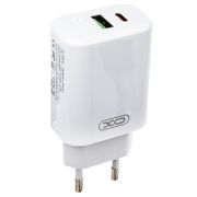 Адаптер Сетевой - X|O|Life L085A, 1USB/1USB-C/QC3.0/PD20W белый