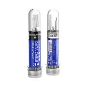 Кабель USB - Type-C Borofone BX3, в колбе, белый