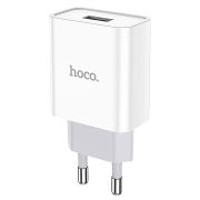 Адаптер Сетевой - Hoco C81A, 1USB/2.1A белый