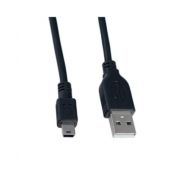 Кабель USB - mini USB Perfeo 1м чёрный