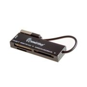 Картридер Smartbuy 717 USB2.0/MicroSD/SD/MS/M2 чёрный