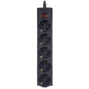 Сетевой фильтр Perfeo PowerX 5 розеток 10А 2200 W 18 м чёрный
