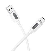 Кабель USB - MicroUSB Borofone BX114, 2.4A, 1м, белый