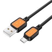 Кабель USB - MicroUSB Hoco X108, 2.4A, 1м, чёрный