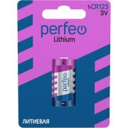 Батарейка CR123 - Perfeo CR123 1BL Lithium 20/320