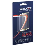 Защитное стекло для Realme 6 чёрное Walker 2.5D Full glue