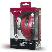 Мышь беспроводная Smartbuy 597D-R Bluetooth чёрная/красная