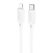 Кабель Type-C - Lightning Hoco X88, 3А/PD20W, 1м, белый