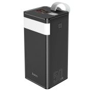 Аккумулятор внешний 50000 mAh Hoco J86A PD20W/QC3.0 с фонариком чёрный