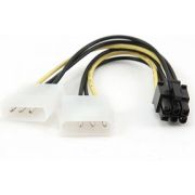 Разветвитель питания Cablexpert 2хMolex->PCI-Express 6pin