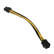 Кабель питания PCIe Cablexpert PCIe 6pin(F) / PCIe 8pin(M) 20см