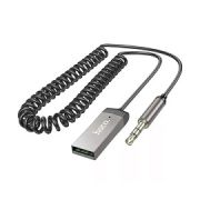 Аудио-ресивер Bluetooth-адаптер Hoco E78 Bluetooth/AUX чёрный