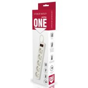 Сетевой фильтр Smartbuy One 10А 2 200 W 5 розеток длина 3 м белый