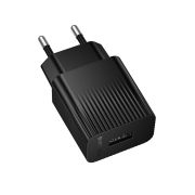 Адаптер Сетевой - Borofone BAS71A, 1USB/2.1A чёрный